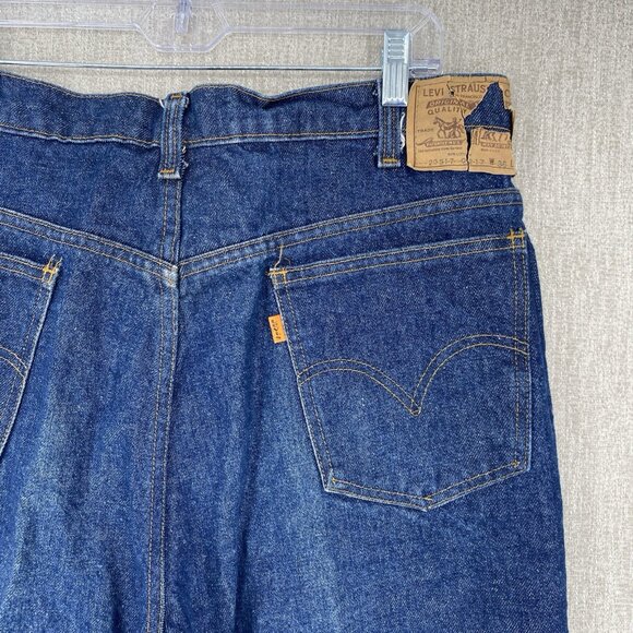 Vintage Levis 517 Jeans Mens 36X36 Blue Boot Cut Orange Tab Made In USA 1985 - Picture 7 of 16